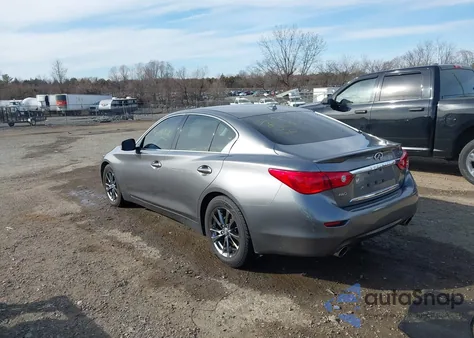 2015 Infiniti Q50 из США, поврежденный, VIN JN1BV7AR0FM420202